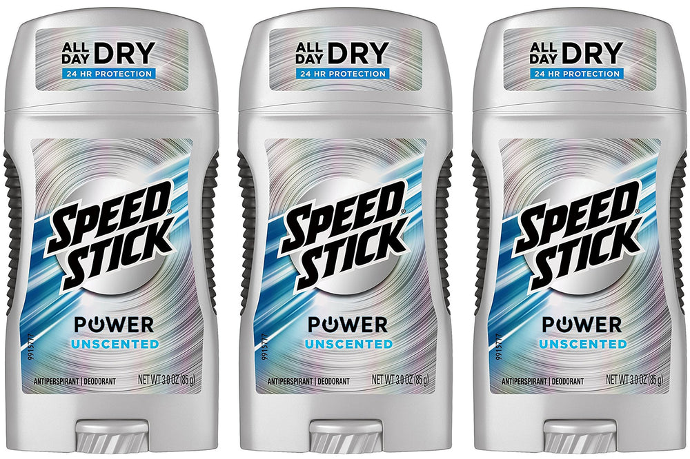 Speed Stick antiperspirant sans parfum pour homme, baton, protection discrète.