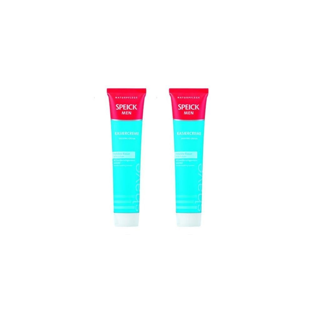 Crème de rasage Speick – lot de 2, rasage confortable et précis.