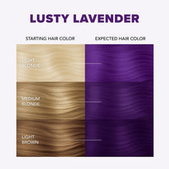 Splat Lusty Lavender poudre décolorante bleue rapide pour neutraliser les tonalités indésirables