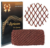 Éponge SPMKTBOZAI en filet africain – ensemble pour un rituel douche complet et efficace.