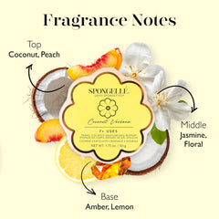 SPONGELLÉ Coco-Verveine Spongette pour une expérience parfumée tropicale