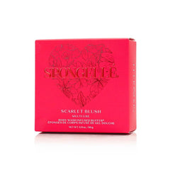 SPONGELLÉ Coeur Rouge Écarlate Buffer – format voyage pour une routine spa nomade