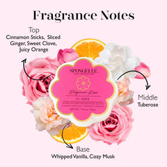 Spongellé Daisy Spongette Rose Bulgare - texture gommée douce pour exfolier délicatement