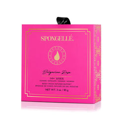SPONGELLÉ Emballage élégant, ambiance luxueuse et expérience sensorielle.