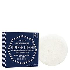 SPONGELLÉ Buffer Cedar Absolute – perles texturées qui exfolient légèrement et laissent la peau douce