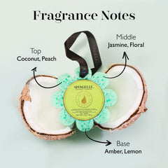 SPONGELLÉ Infusion coco-verveine: peau douce grâce à l'extrait coco-verveine.