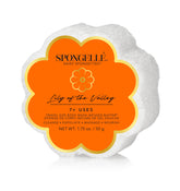 SPONGELLÉ Muguet-Jasmin : gommage corporel infusé parfumé pour nourrir la peau.