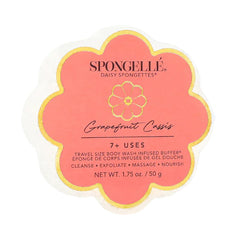 SPONGELLÉ spongette bain-douche pamplemousse-cassis : exfolie et parfume la peau