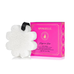 SPONGELLÉ Rose bulgare en boîte, parfum raffiné et soin quotidien.