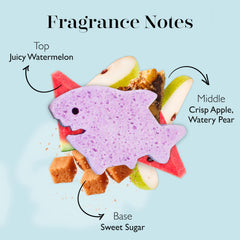 SPONGELLÉ Sammy Shark: design ludique en forme de requin.