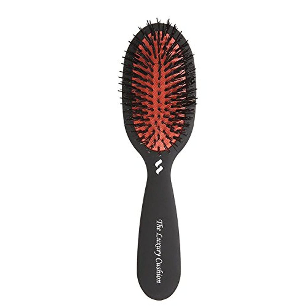 SPORNETTE brosse sanglier compacte pour un coiffage en déplacement