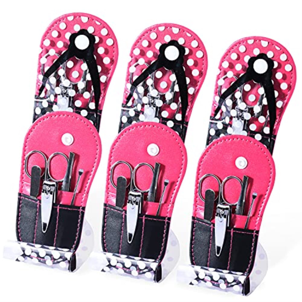 SPOVE ensemble manucure pois design, idéal pour voyager et prendre soin des ongles.