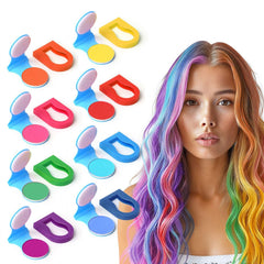SPRINGSUGAR craies cheveux 8 couleurs: couleur vive et facile à appliquer, idéale pour des looks rapides.