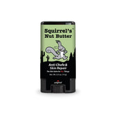 Squirrel's Nut Butter stick anti-frottement en voyage protégeant la peau des frottements pendant les déplacements.