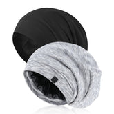 Bonnet satin Srevela pour homme ajustable, maintien securisé toute la nuit.