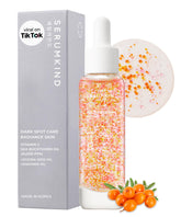 SRMKND SERUMKIND – bouteille de sérum visage pour un teint clair et lumineux.