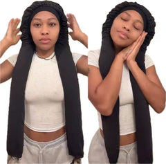 Bonnet Ssawhair pour dormir protège les cheveux longs en douceur