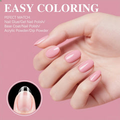 SSWSBYKE embouts compatibles gel, acrylique et dip pour diverses méthodes.