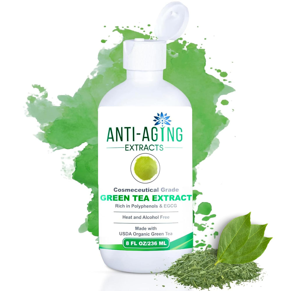 St. Croix Extrait Thé Vert Pur – bouteille, hydratant et antioxydant pour peau et cheveux.