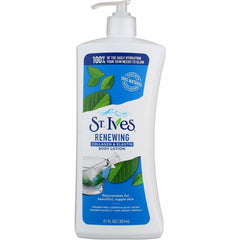 Lotion corporelle St. Ives Renouvelante — bouteille 621 ml pour hydratation durable
