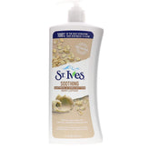 Lait corporel St. Ives avoine-karité, hydratation nourrissante.