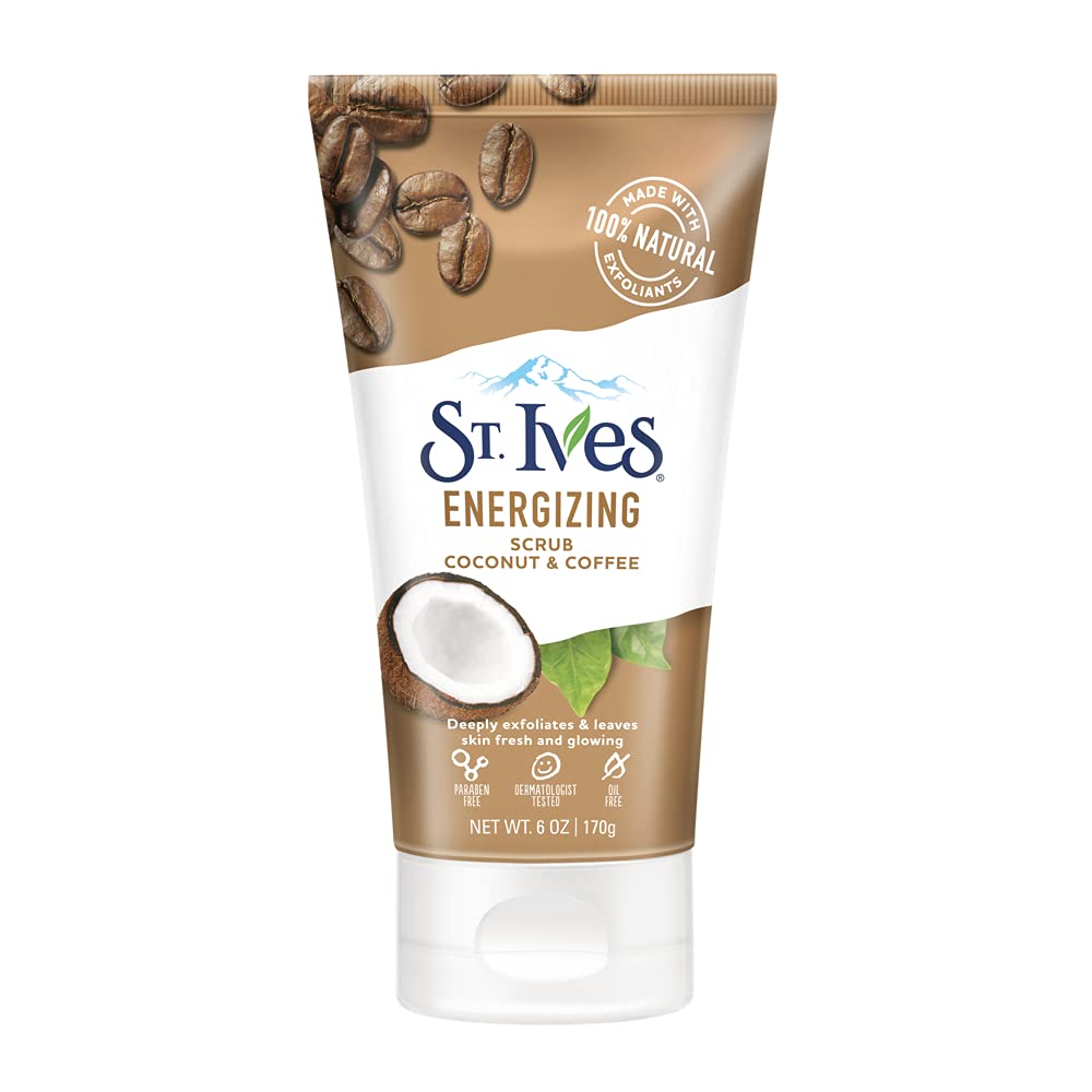 St. Ives Coco Café - emballage visible, parfum frais et énergisant