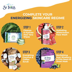 St. Ives Coco Café - peau fraîche après rinçage et soin