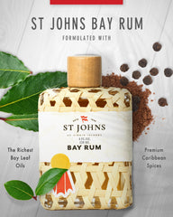 Bouteille FishPot tissée de St. John Bay Rum, design artisanal unique.
