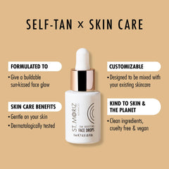 St Moriz autobronzant visage - gouttes polyvalentes pour personnaliser l'éclat