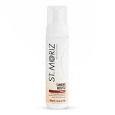 Bouteille St. Moriz Pro Medium, mousse autobronzante, hydratante et facile à utiliser.