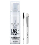 Stacy Lash Shampoo et brosse: kit nettoyant pour cils et extensions en douceur.