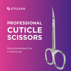 Staleks Pro Expert 50 Type 3 ciseaux-cuticule en acier inoxydable durable et hygiénique
