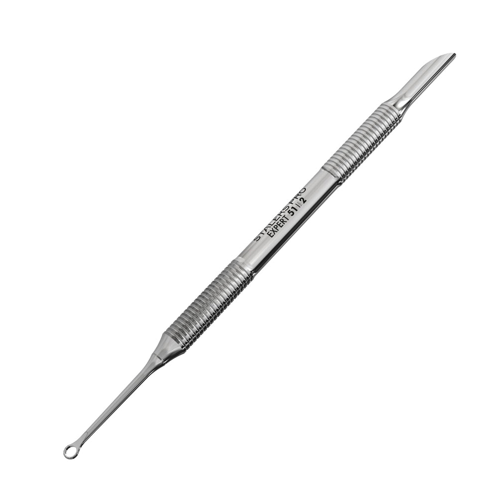 Staleks Pro EXPERT 51 poussoir cuticule biseau, repousser les cuticules avec précision.