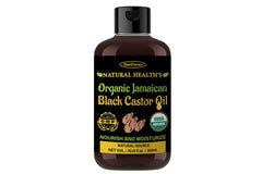 StarDunes Huile Noire Jamaïque, bouteille élégante prête à favoriser la croissance des cheveux et des cils.