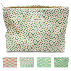 STARDW sac-maquillage florale esthetique, rangement élégant pour vos essentiels beauté.