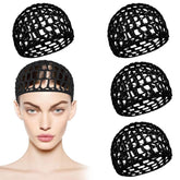 Starfa Lab: ensemble de 4 bonnets mailles noirs, pratique pour rotation quotidienne.