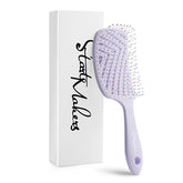 START MAKERS brosse detanglage ventilee lavande ouverte, démêle rapidement les nœuds.
