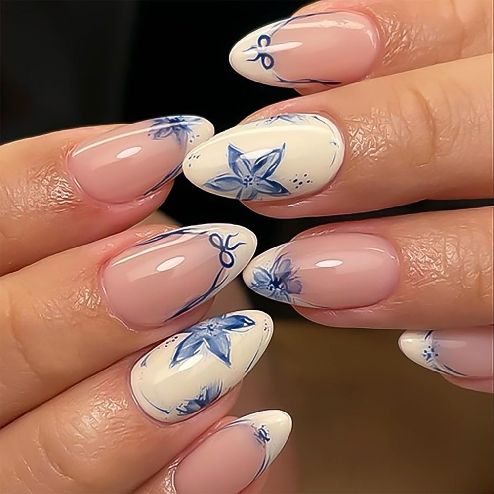 Kit STBISEN d’ongles adhésifs 24 pièces pour pose rapide à domicile
