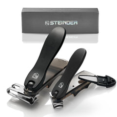 Steinder coupe-ongles avec tête rotative 360°, pratique pour manucure et pédicure.