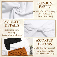 Turban STGDAK élastique, enveloppe confortablement la tête et reste en place.
