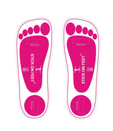 STICKONFEET coussinets-pieds pour bronzage en aérosol, sécurité et hygiène pendant chaque séance.