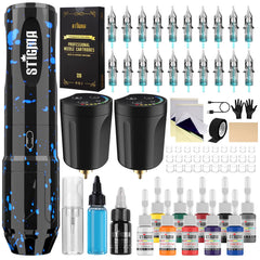 STIGMA kit tatouage sans fil : stylo ergonomique pour tracés précis.