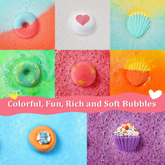 Boules de bain cupcake STNTUS INNOVATIONS forme gourmande pour bain ludique