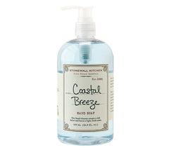 Savon pour les mains Stonewall Kitchen Coastal Breeze, parfum frais et peau douce.
