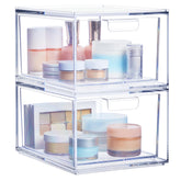 STORi Audrey tiroirs transparents empilables pour rangement visuel des cosmétiques