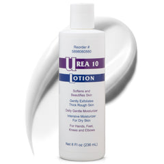 Flacon Stratus Pharmaceuticals Urée 10% – hydratation durable pour peaux sèches.