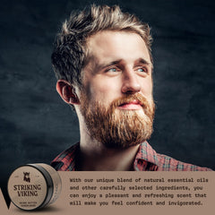 Striking Viking Barbe Coiffage Leger: discipliner et styliser sans effort.
