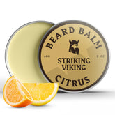 Baume Striking Viking barbe citron – douceur et coiffage léger.