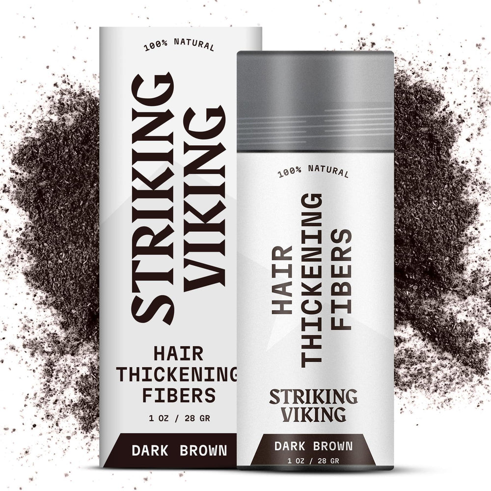 Fibres Striking Viking brun foncé en bouteille augmentant discrètement le volume.
