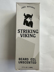 Striking Viking huile barbe peau sensible, confort sans irritation.
